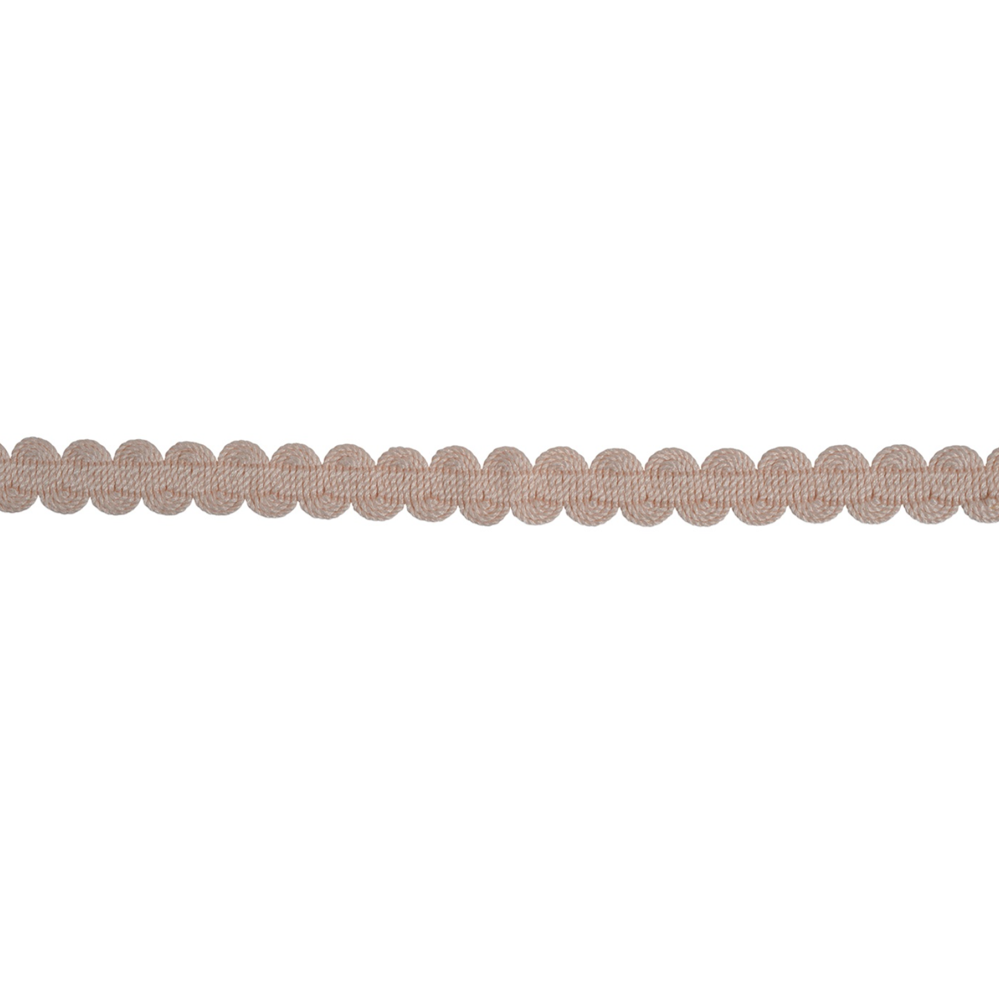 Lucent Gimp Braid 14mm Trim Blush on a white background 