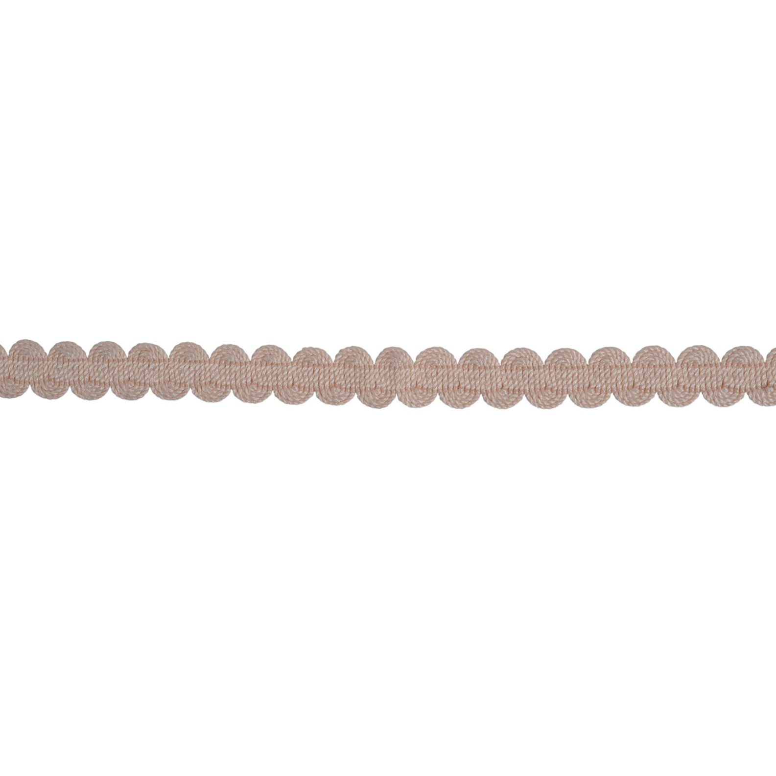 Lucent Gimp Braid 14mm Trim Blush on a white background 