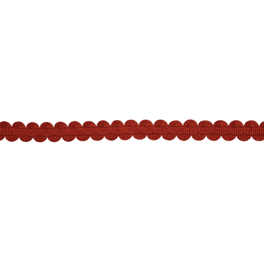 Lucent Gimp Braid 14mm Trim Cayenne on a white background 