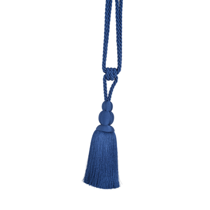Lucent Single Tassel Tieback Cobalt