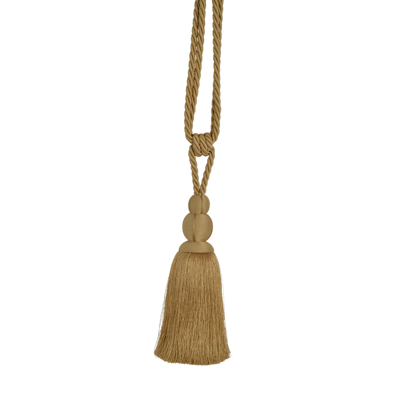 Lucent Single Tassel Tieback Gold