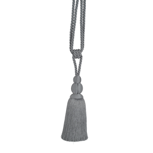 Lucent Single Tassel Tieback Smoke