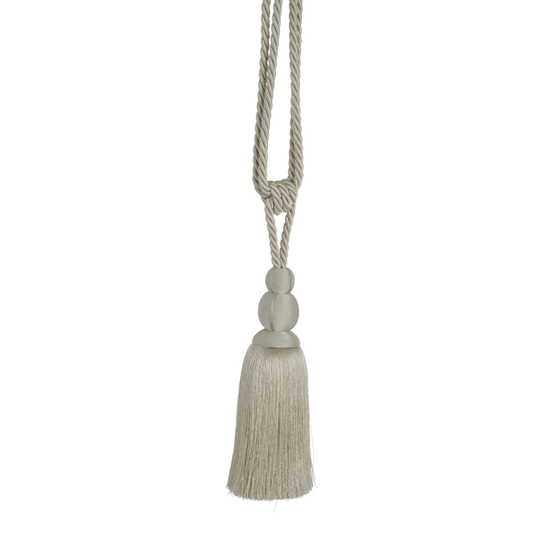 Lucent Single Tassel Tieback Taupe