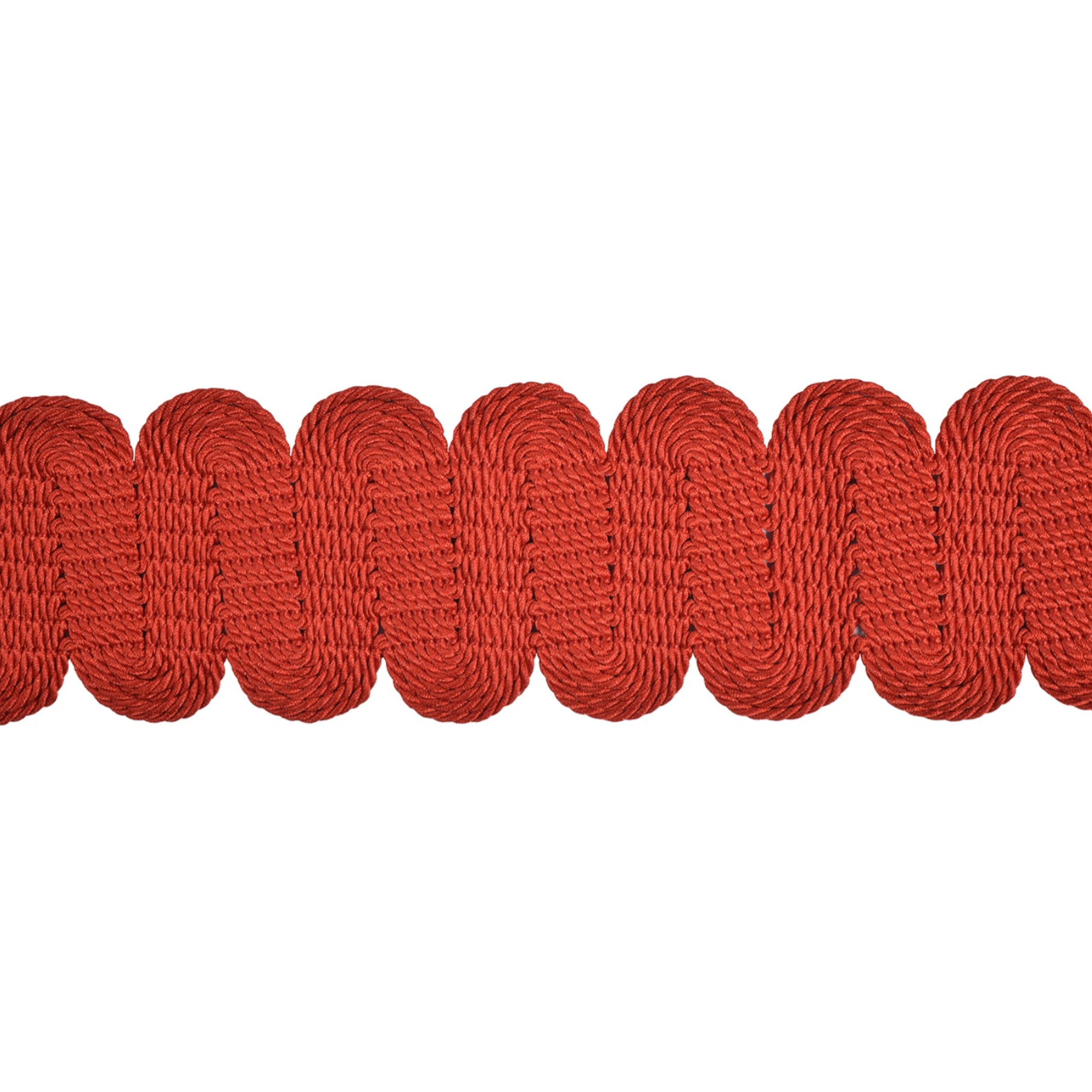 Lucent Wide Braid 60mm Trim Cayenne