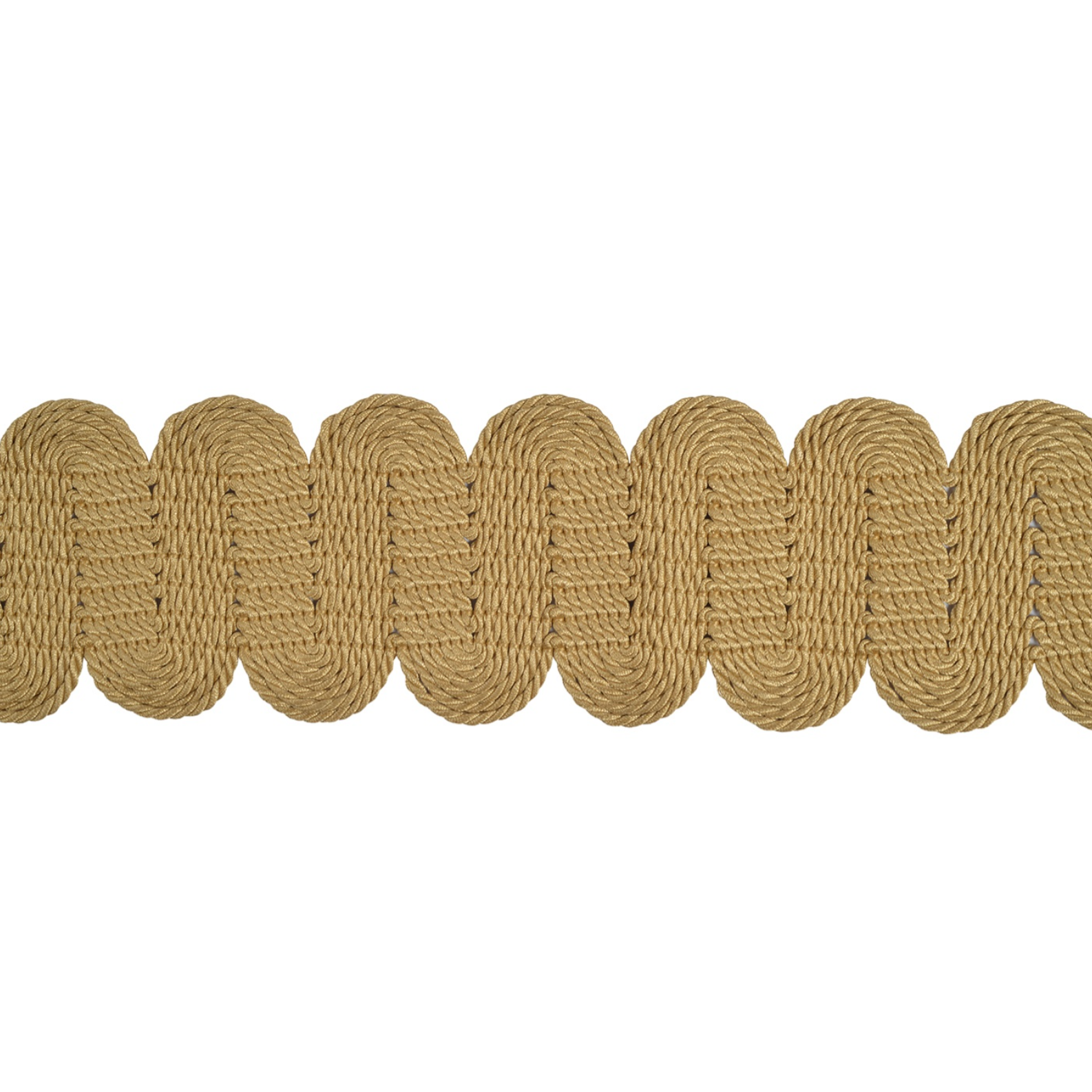 Lucent Wide Braid 60mm Trim Gold