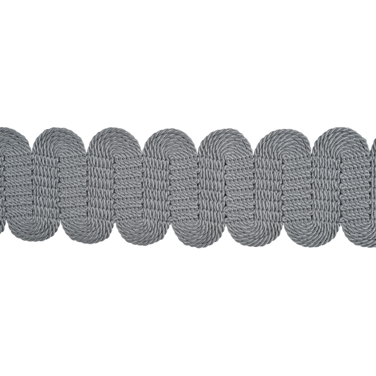 Lucent Wide Braid 60mm Trim Smoke
