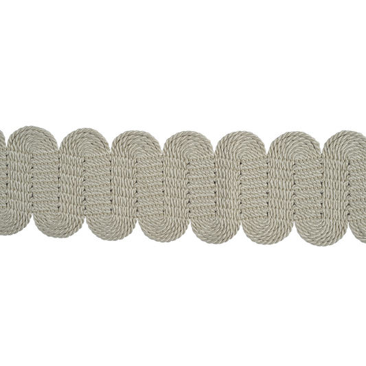 Lucent Wide Braid 60mm Trim Taupe