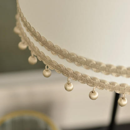 Lucent Gimp Braid 14mm Trim Taupe on Lampshade 