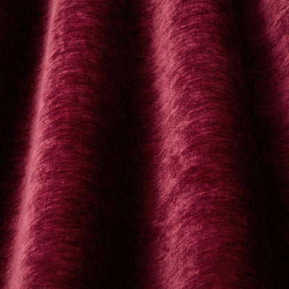 Luxe Contract Chenille Bordeaux fabric with rich burgundy tones and soft textured finish, ideal for durable upholstery in commercial interiors.