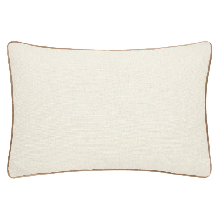 Marigold Embroidered Cushion Stone