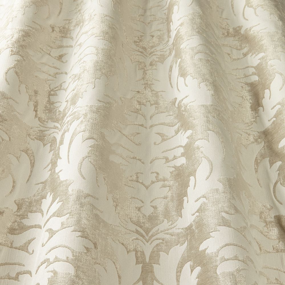 Mea Damask Pearl Upholstery Curtain Fabrics