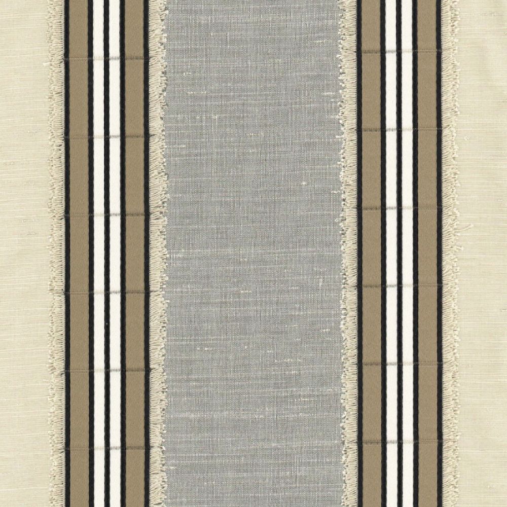 Moreton Stripe Quarry Curtain Fabric