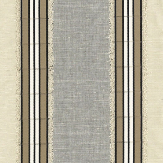 Moreton Stripe Quarry Curtain Fabric