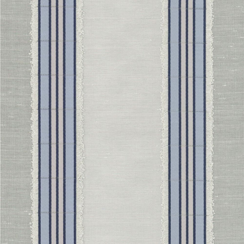 Moreton Stripe Slate Blue Cushion Fabric