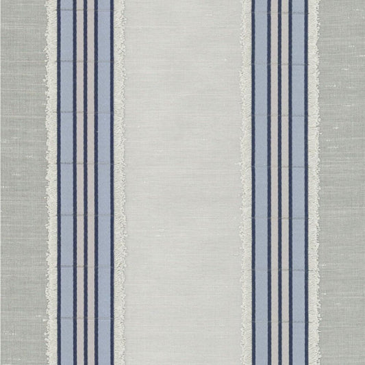 Moreton Stripe Slate Blue Cushion Fabric