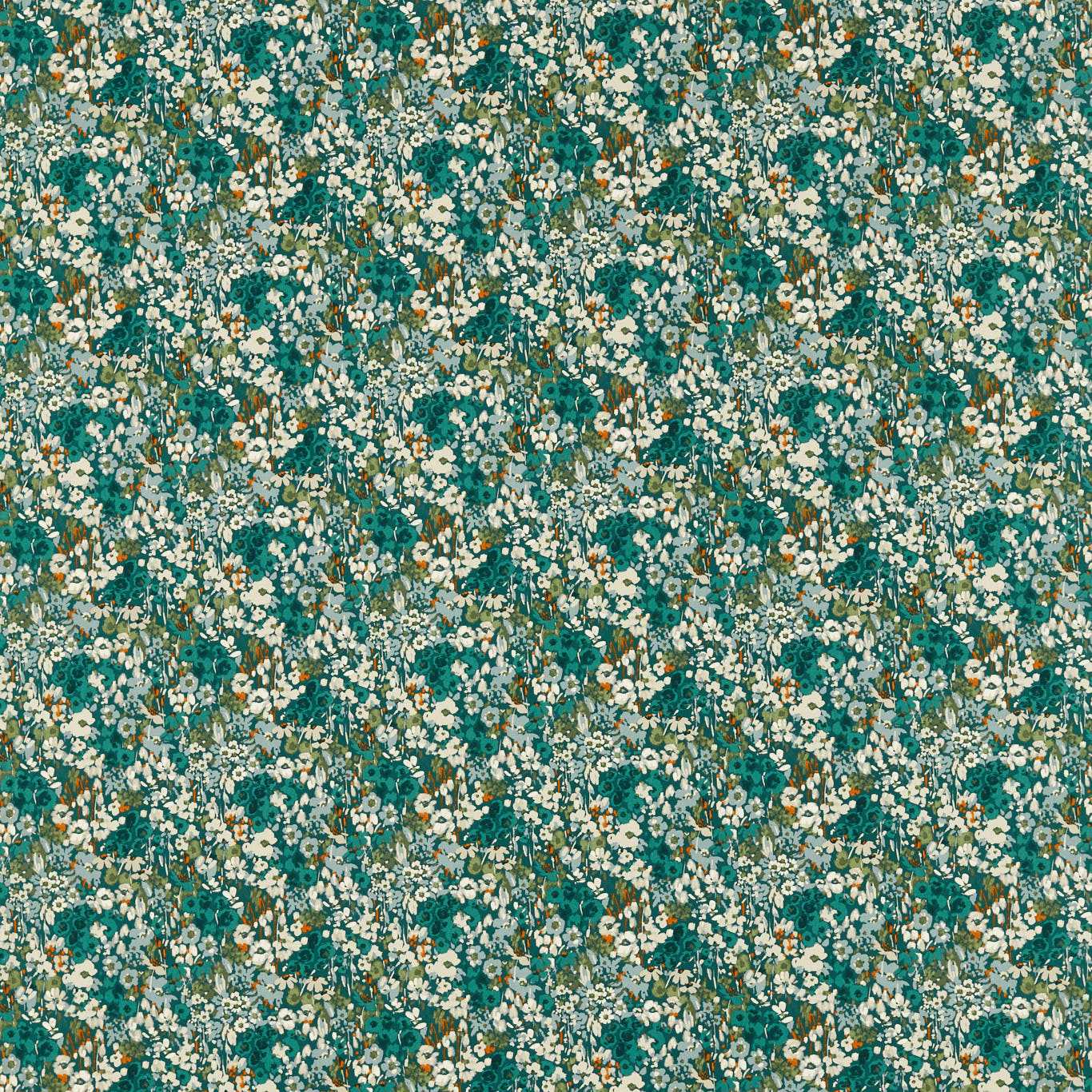 Nether Dale Floral Teal