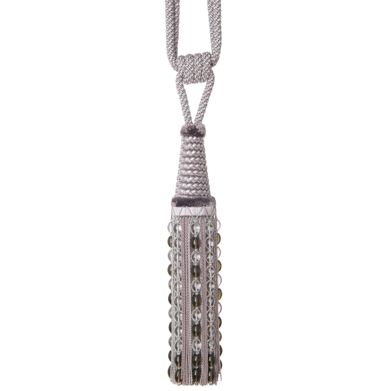 Orlaine Beaded Tassel Tieback French Grey