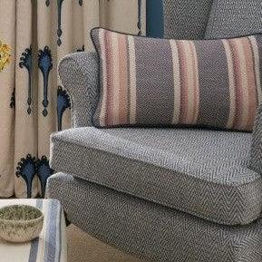 Peak Herringbone Woven Navy