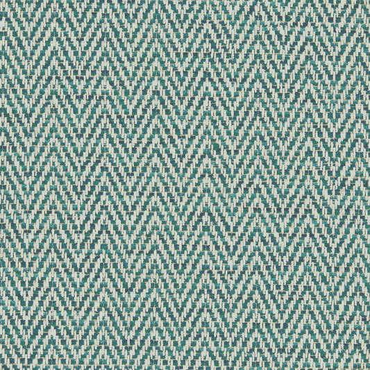 Peak Ocean Upholstery Herringbone Fabric