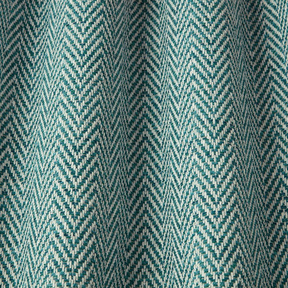 Peak Herringbone Woven Jacquard Ocean