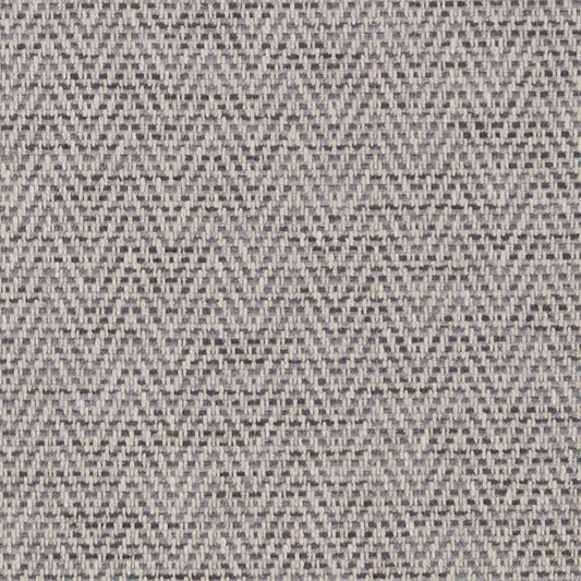 Peak Herringbone Woven Jacquard Charcoal Upholstery Fabric