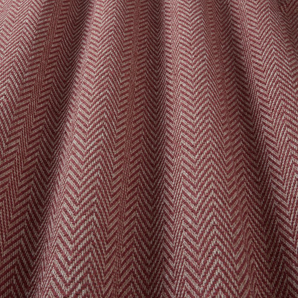 Peak Herringbone Woven Jacquard Ruby