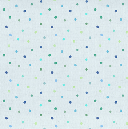 Junior Polka Dot Sky Drapery Accessories Fabric