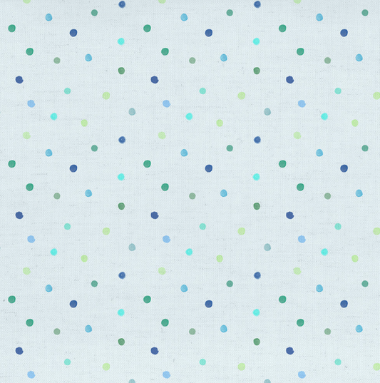 Junior Polka Dot Sky Drapery Accessories Fabric