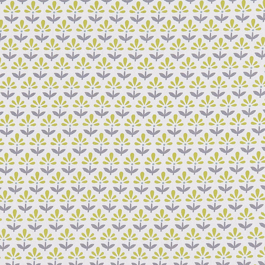 Posy Cotton Chartreuse/Charcoal