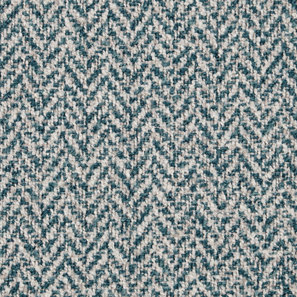 Ravensmere Woven Herringbone Contract Upholstery Fabric Ocean