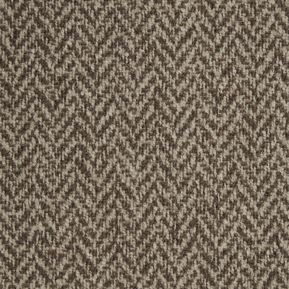 Ravensmere Woven Herringbone Contract Upholstery Fabric Truffle