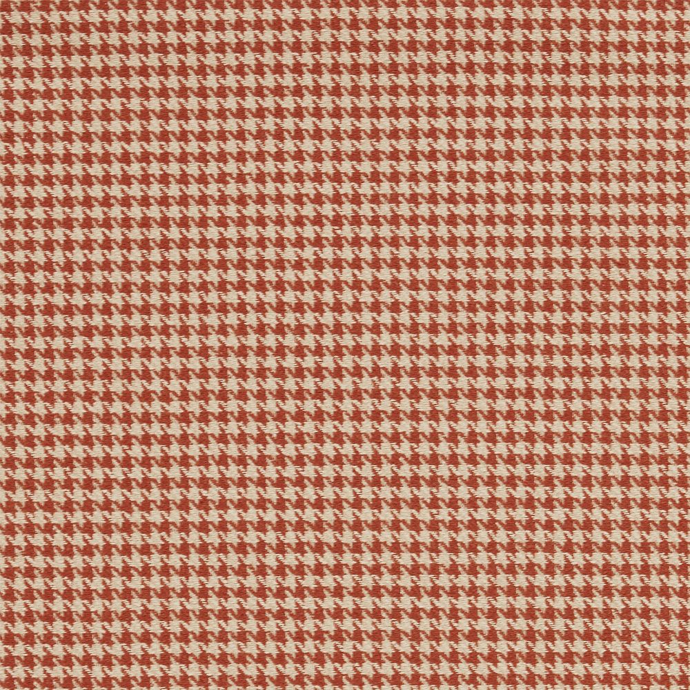 Ravensmere Woven Houndstooth Contract Upholstery Fabric Cayenne