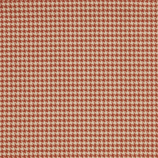 Ravensmere Woven Houndstooth Contract Upholstery Fabric Cayenne