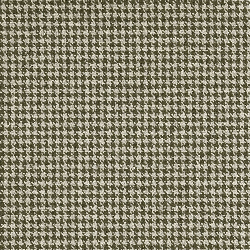 Ravensmere Woven Houndstooth Contract Upholstery Fabric Moss