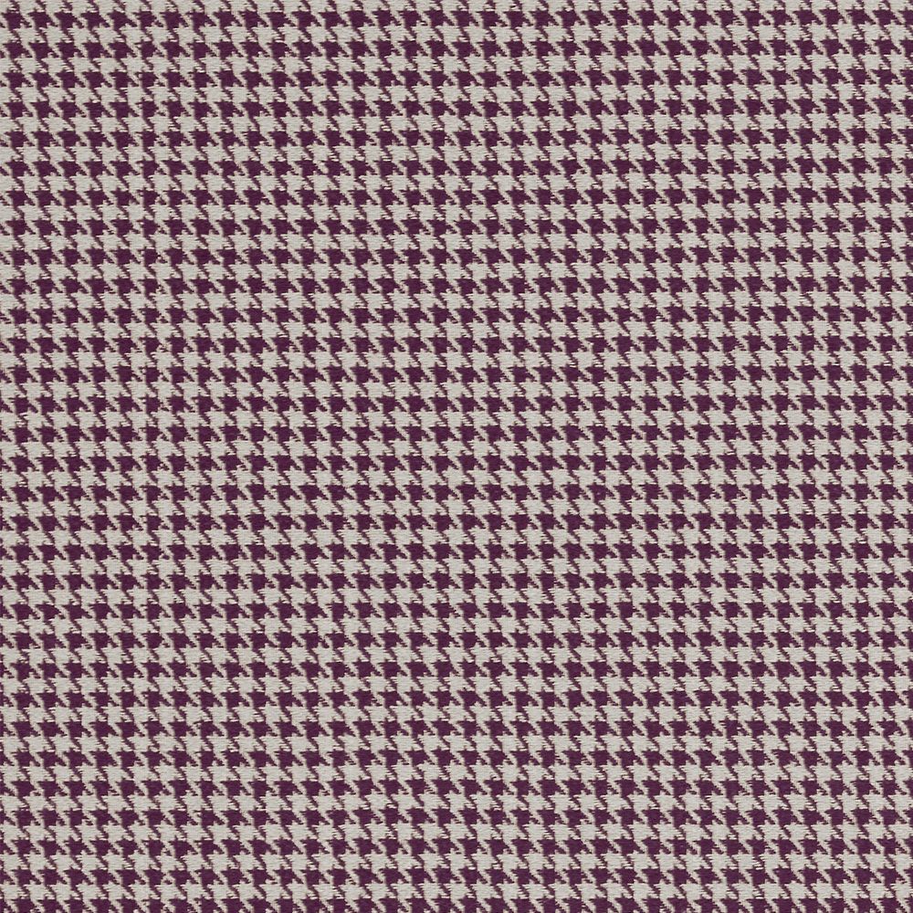Ravensmere Woven Houndstooth Contract Upholstery Fabric Mulberry