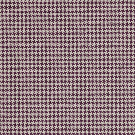 Ravensmere Woven Houndstooth Contract Upholstery Fabric Mulberry