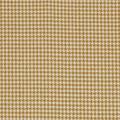 Ravensmere Woven Houndstooth Contract Upholstery Fabric Old Gold