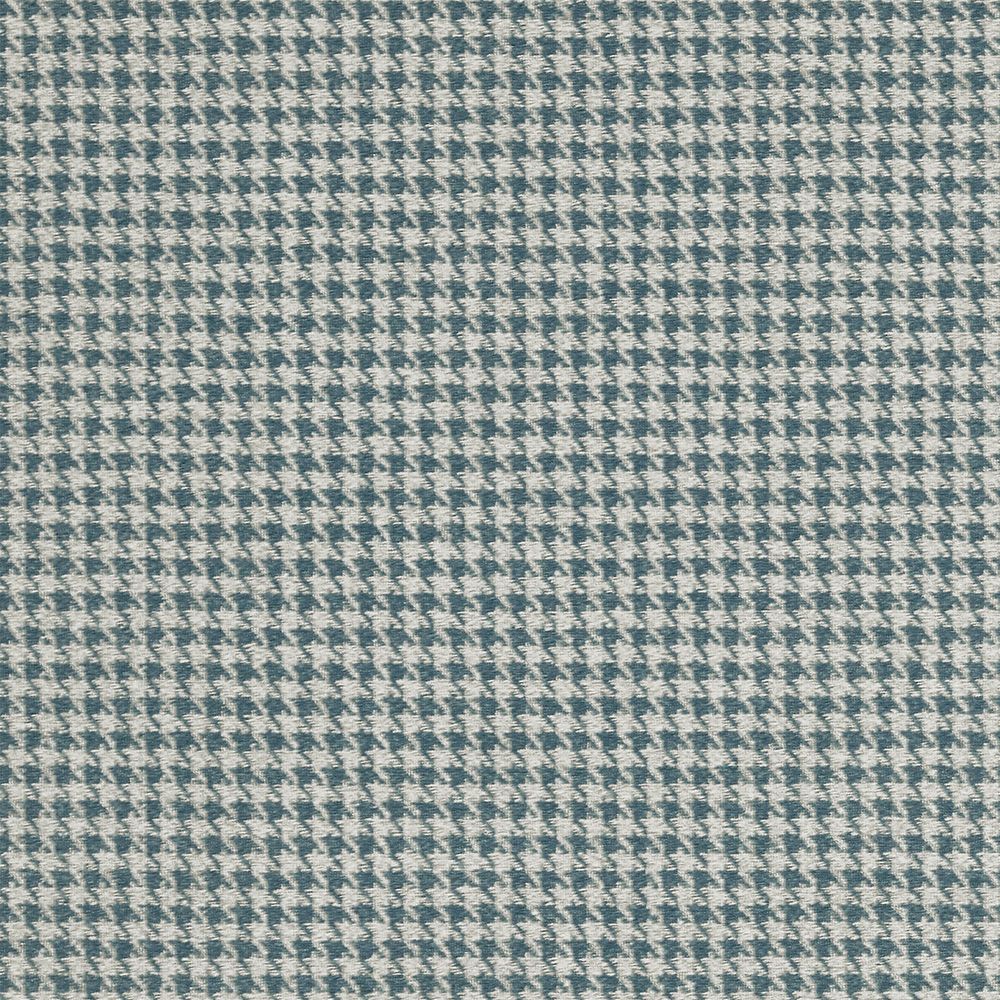 Ravensmere Woven Houndstooth Contract Upholstery Fabric Ocean
