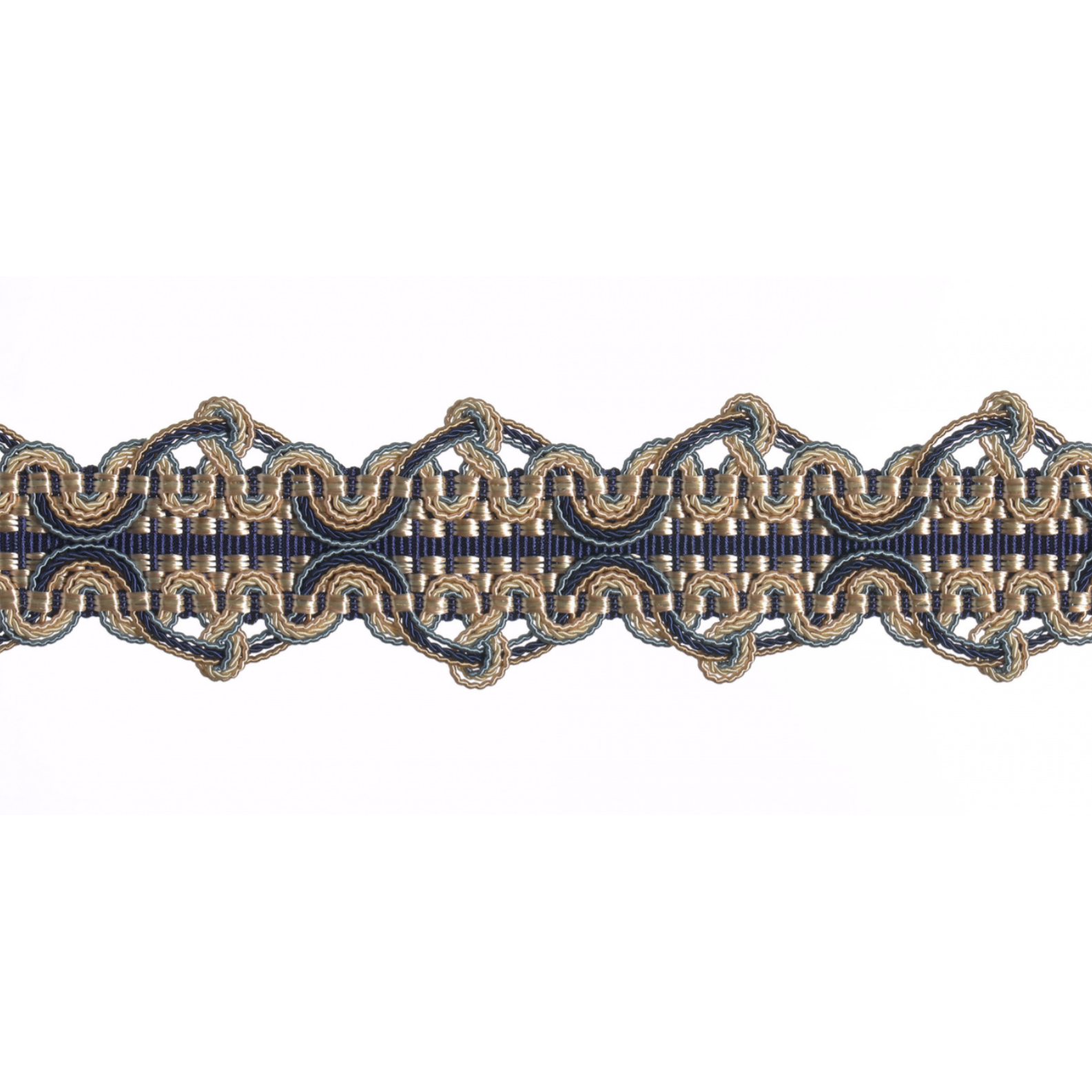 Regal Braid Trim 50mm Sovereign Navy