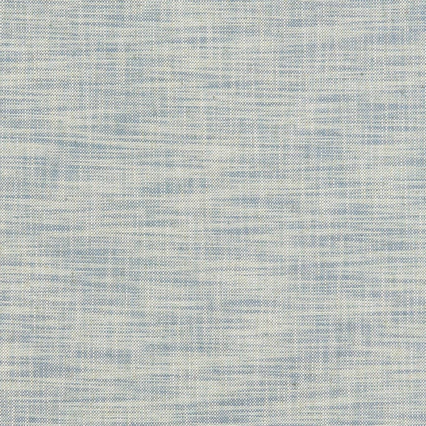 Rowan Woven Plain Denim fabric featuring a textured, soft blue weave ideal for curtains, blinds, and upholstery projects.