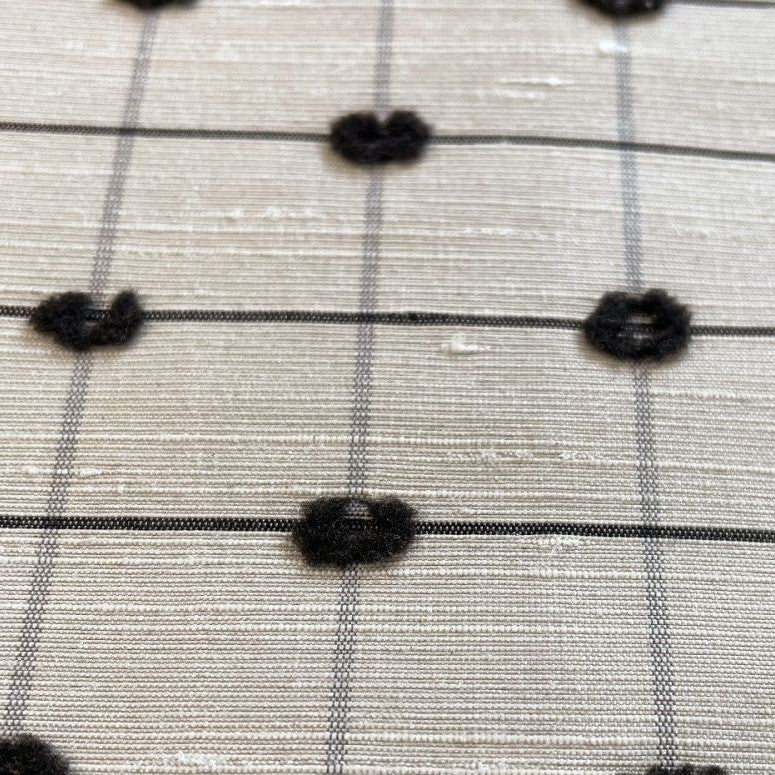 Bracklyn Woven Check Ivory-Black