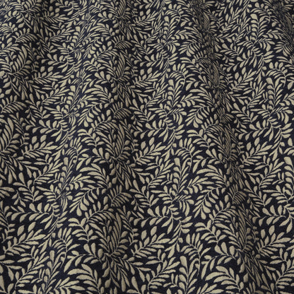 Foliage Indigo Jacquard Weave