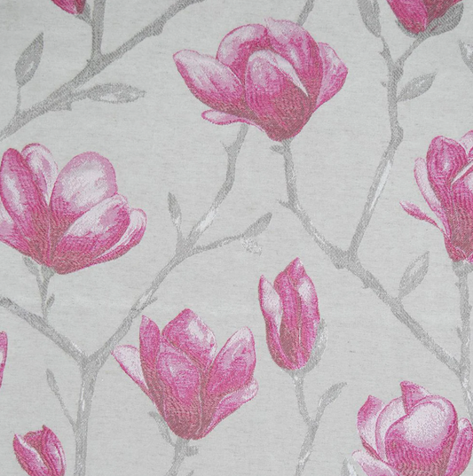 Soulby Floral Woven Jacquard Peony Curtain Fabric