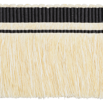 Strata Cut Fringe 120mm Trim Parchment