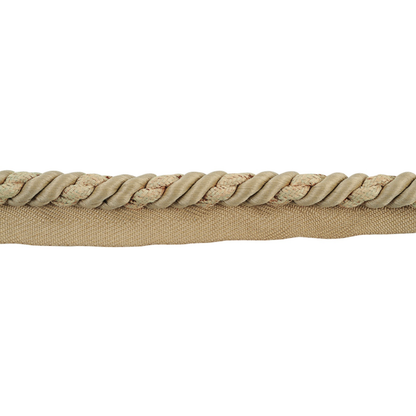 Piping Cord Trim beige on a white background