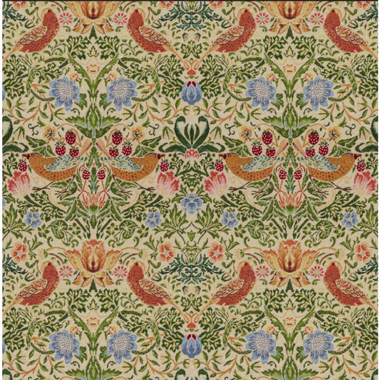 William Morris Tapestry Strawberry Thief Natural