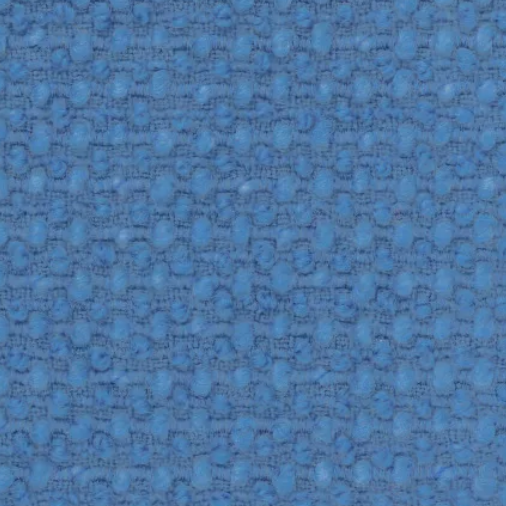 Tactile Weave Mohair Blend Bouclé Fabric Cornflower