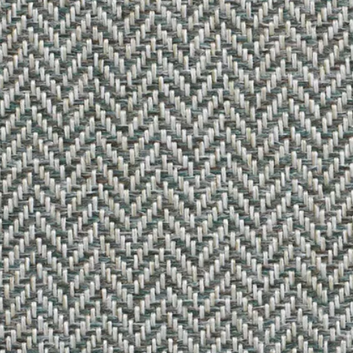Tailored Herringbone Upholstery Fabric Arctic Sage