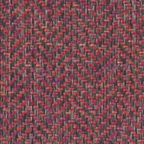 Tailored Herringbone Upholstery Fabric Rosewood
