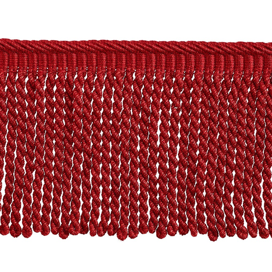 Valenza Bullion Fringe 12cm Trim Cardinal